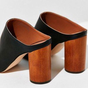 Urban Outfitters Wooden Heel Mule